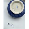 Image 2 : Victorian Blue Floral Serving Dish 8"