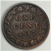 Image 1 : Canadian Large Cent 1887 7/7 EF