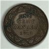 Image 1 : Canadian Large Cent 1913 EF+