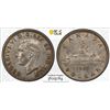 1947 Pointed King George VI Canadian Silver Dollar PCGS-AU-55