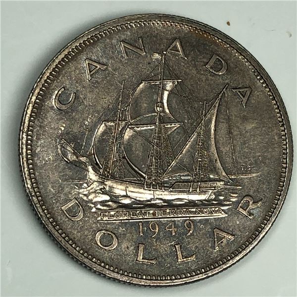 1949 King George VI Canadian Silver Dollar