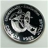 1983 Queen Elizabeth II Canadian Silver Dollar UNC