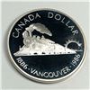 Image 1 : 1986 Queen Elizabeth II Canadian Silver Dollar UNC Heavy Cameo