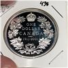 Image 1 : 2001 Queen Elizabeth II Canadian Silver Dollar UNC Heavy Cameo