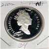 Image 2 : 2002 Queen Elizabeth II Canadian Silver Dollar UNC Heavy Cameo