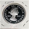 Image 2 : 2003 Queen Elizabeth II Canadian Silver Dollar UNC Heavy Cameo