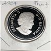 Image 2 : 2004 Queen Elizabeth II Canadian Silver Dollar UNC Heavy Cameo