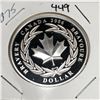 Image 1 : 2006 Queen Elizabeth II Canadian Silver Dollar UNC Heavy Cameo