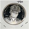 Image 1 : 2007 Queen Elizabeth II Canadian Silver Dollar UNC Heavy Cameo
