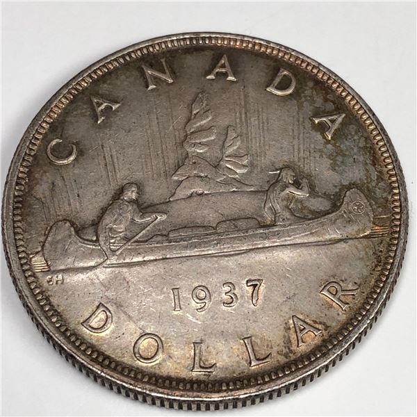 1937 King George VI Canadian Silver Dollar