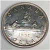 1951 King George VI Canadian Silver Dollar