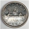 1951 King George VI Canadian Silver Dollar SWL