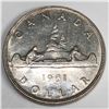 1951 King George VI Canadian Silver Dollar