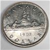 1951 King George VI Canadian Silver Dollar DBL-HP
