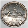 1951 King George VI Canadian Silver Dollar