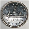 1951 King George VI Canadian Silver Dollar