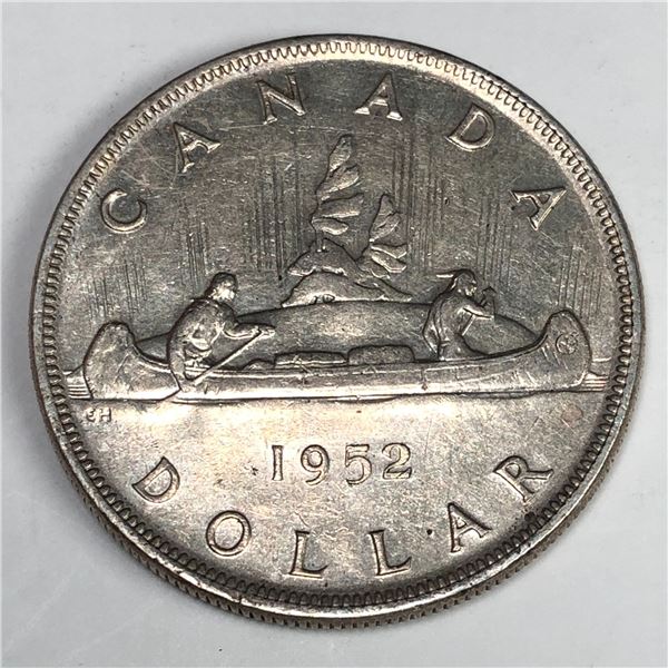 1951 Arnprior King George VI Canadian Silver Dollar UNC