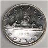 1952 King George VI Canadian Silver Dollar NWL