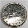 1952 King George VI Canadian Silver Dollar NWL