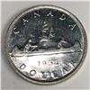 1952 King George VI Canadian Silver Dollar NWL