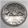 1953 Queen Elizabeth II Canadian Silver Dollar