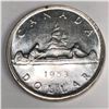 1953 Queen Elizabeth II Canadian Silver Dollar SS