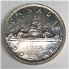 1953 Queen Elizabeth II Canadian Silver Dollar NSS
