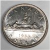 1953 Queen Elizabeth II Canadian Silver Dollar NSS