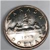 1954 FWL Queen Elizabeth II Canadian Silver Dollar BU