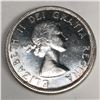 Image 2 : 1955 Queen Elizabeth II Canadian Silver Dollar Choice UNC Blast White