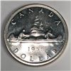 1956 Queen Elizabeth II Canadian Silver Dollar UNC