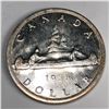 1956 Queen Elizabeth II Canadian Silver Dollar UNC
