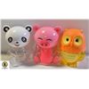 Image 1 : 3 X CUTE PIGGY BANKS