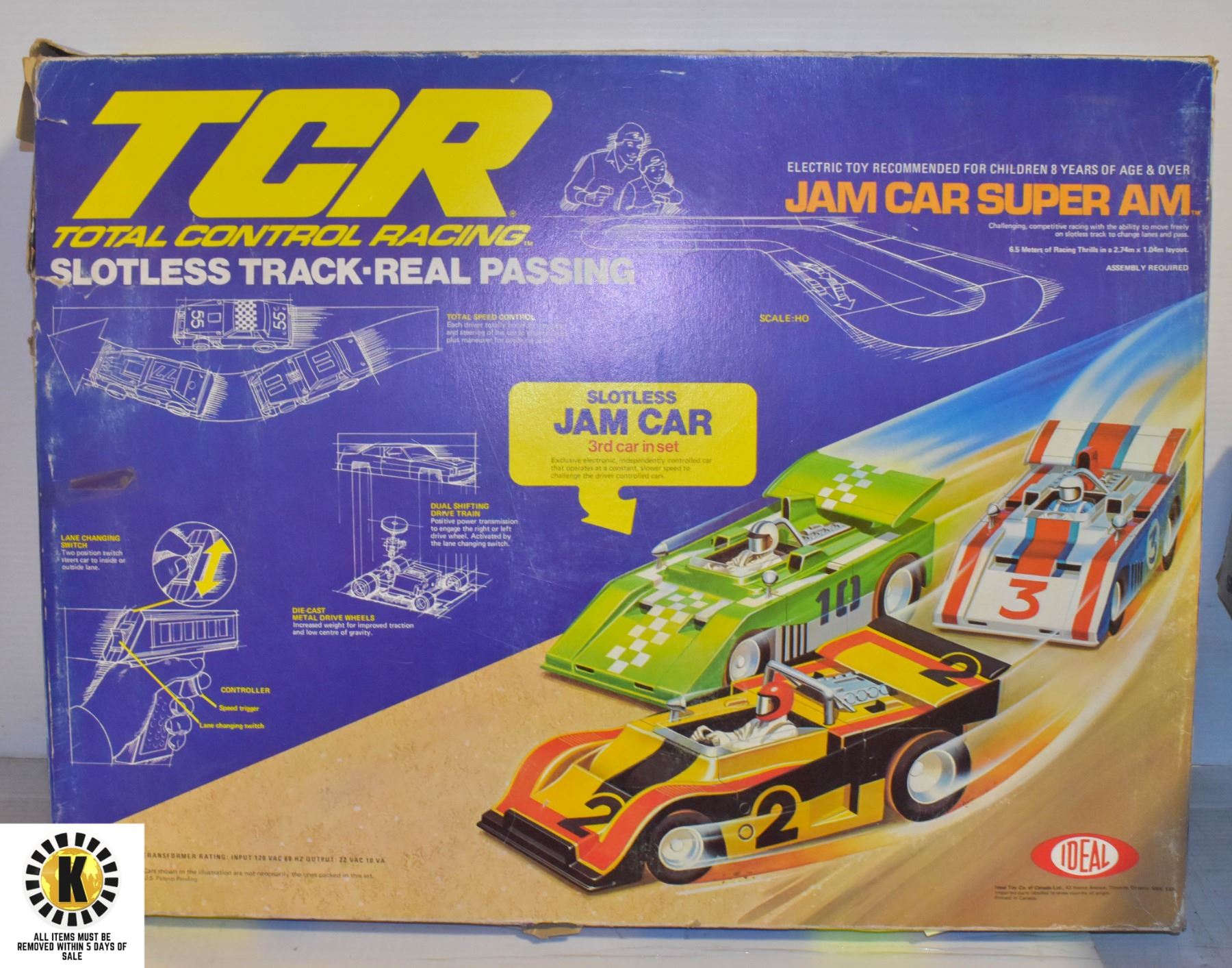 VINTAGE 70’S TCR SLOT CARS (COMPLETE & WORKING)