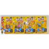 Image 1 : LOT OF 4 SIMPSONS PLAYMATE FIGURES