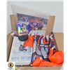 Image 1 : BOX OF OILERS MISCELLANEOUS - INCLUDING AUTOGRAPH