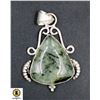 Image 1 : #305-NATURAL PHRENITE PENDANT