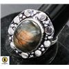 Image 1 : #301- NATURAL LABRADORITE RING SIZE 7.5