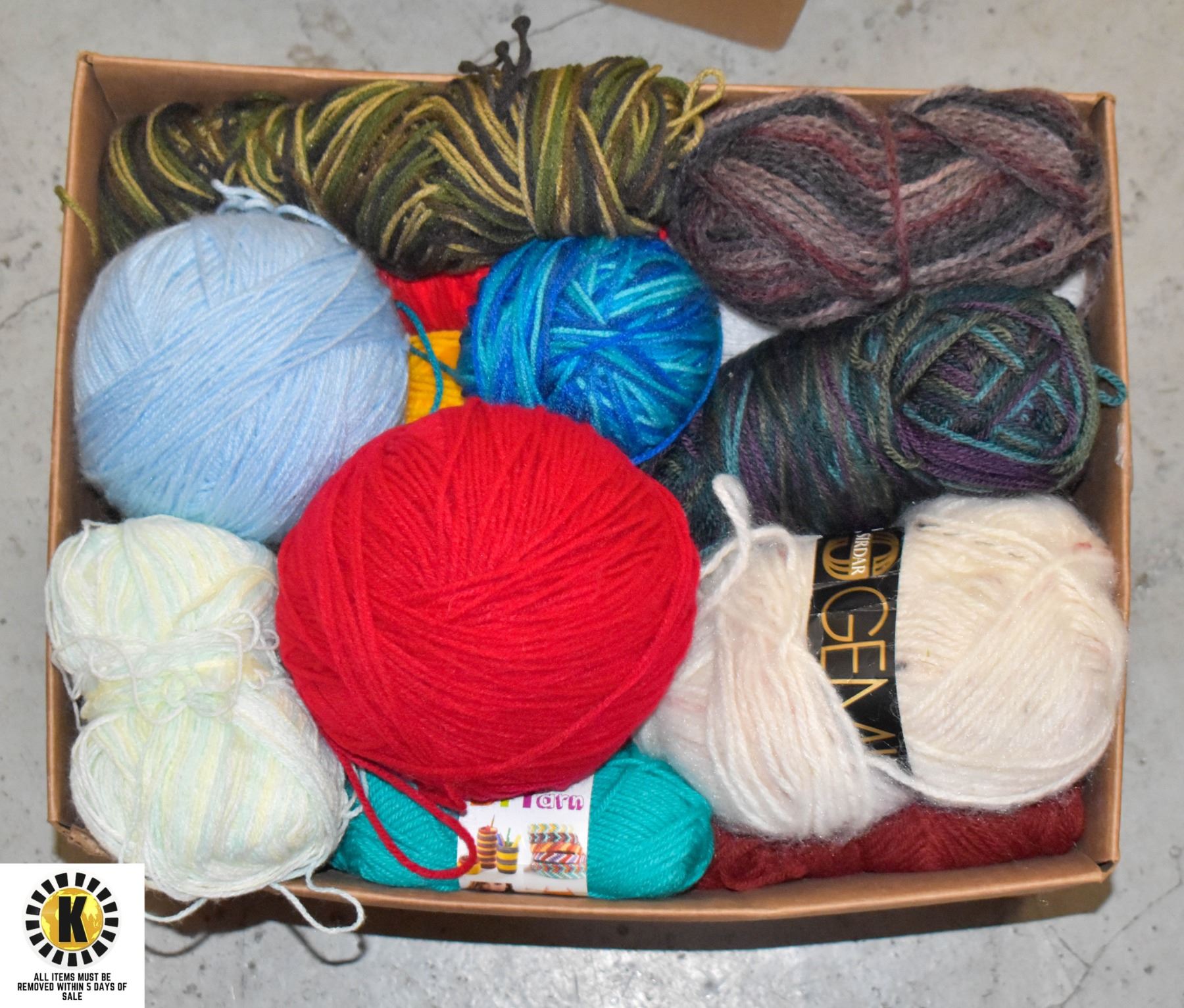 Yarn Collection Box BOX OF YARN