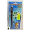 Image 1 : NEW FISHING ROD PEN & BRASS REEL. TELESCOPIC
