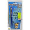Image 1 : NEW FISHING ROD PEN & BRASS REEL. TELESCOPIC