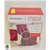 Image 1 : BROOKSTONE HEATED THROW 50 IN X 60 IN