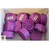 Image 1 : BUNDLE OF 12 NEW PURPLE 2 PIECE GRINDERS