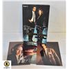 Image 1 : THREE XFILES AUTOGRAPHED PHOTOS AND OFFICIAL GUIDE