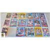 Image 1 : 4 PAGES OF MLB BASEBALL CARDS