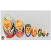 Image 1 : MIKHAIL GORBACHEV 7 TIER NESTING DOLL