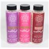 Image 1 : 3 NEW 400G TUBES OF ASSORTED SCENT BATH SALTS