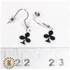 Image 1 : NEW CLUBS SHAPE EARRINGS