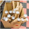 Image 1 : SET OF 21 CARDBOARD SHIPPING TUBES WITH 2021