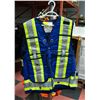 Image 1 : BLUE REFLECTIVE STRIP VEST,XL